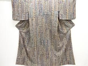 花更紗模様小紋着物